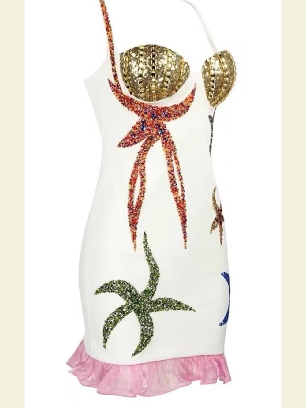 STARFISH BANDAGE MINI DRESS - Picture 2 of 4